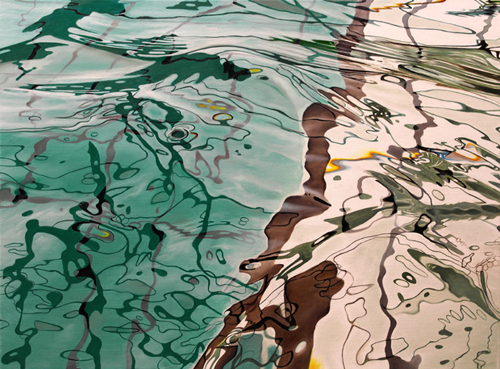 Grün, 60 x 80 cm, Öl auf Leinwand, 2017 - verkauft -